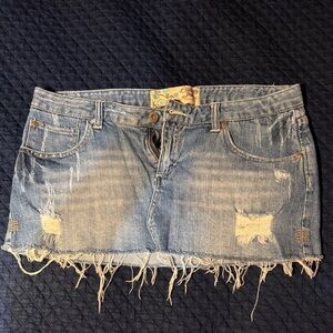 Celebrity Pink Blue Mini Skirt Casual Night Out